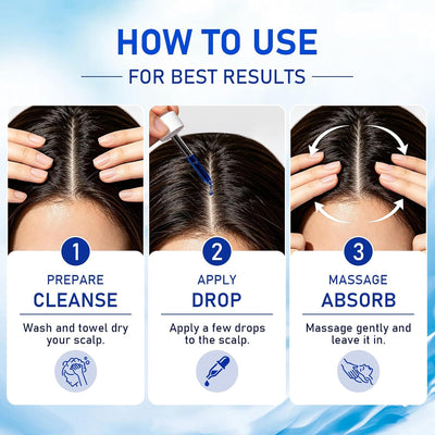 GHK-Cu Copper Peptide Hair & Scalp Serum for Thicker, Fuller-Looking Hair