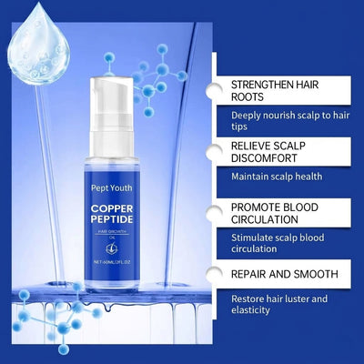 Pept Youth Copper Peptide Hair Growth Smoothing Oil (60ml)