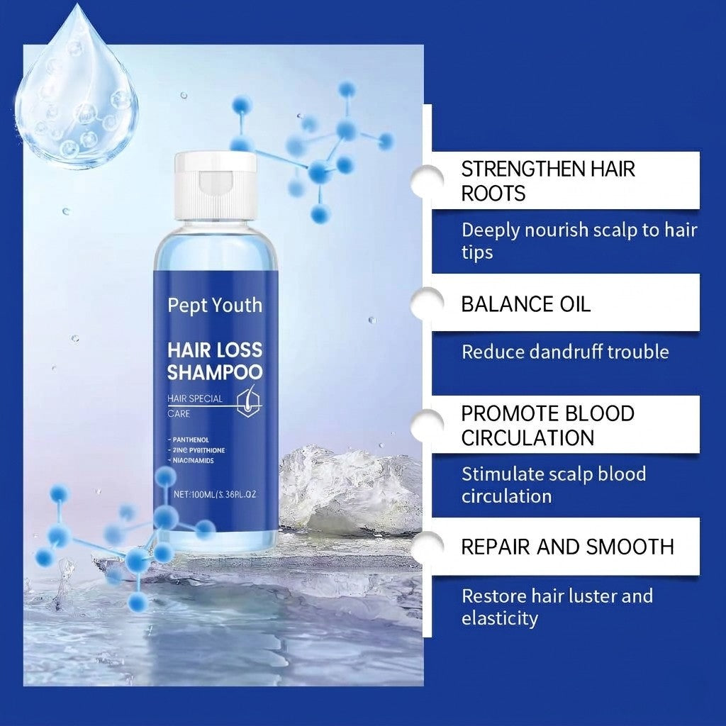Pept Youth Copper Peptide Anti Hair Loss Shampoo (100ml)